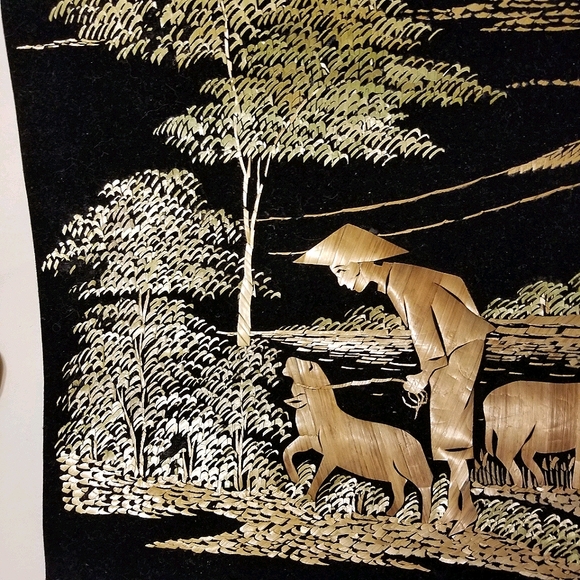 Vintage South Asian handmade artwork - Picture 4 of 13